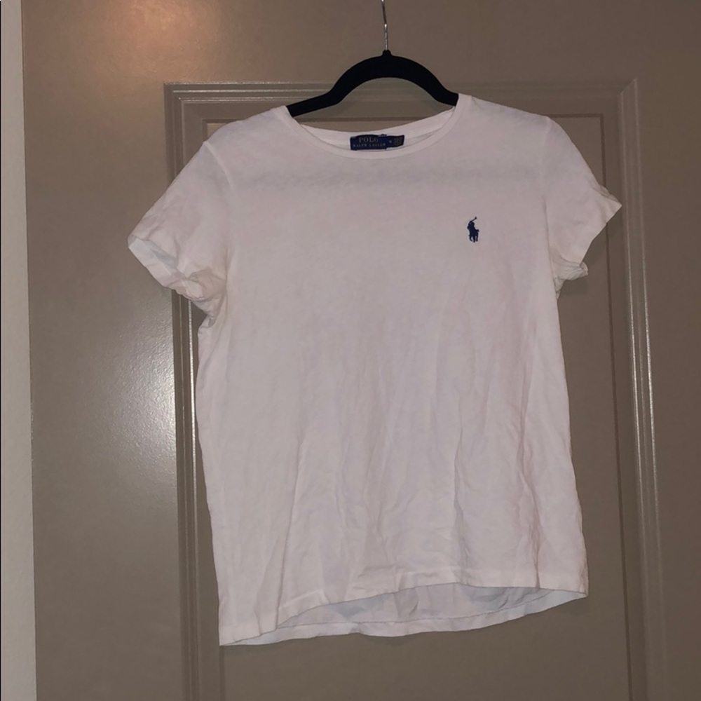 White Ralph Lauren T-shirt (M)